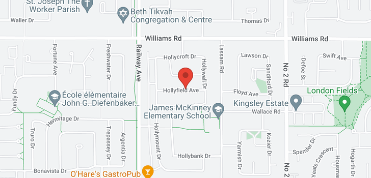 map of 5217 HOLLYFIELD AVENUE
